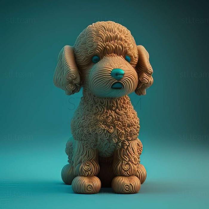 3D модель Хлопчик Пудель знаменита тварина (STL)